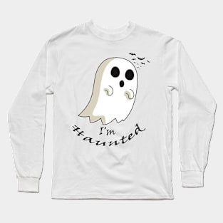 I'm Haunted With Bats On Halloween Long Sleeve T-Shirt